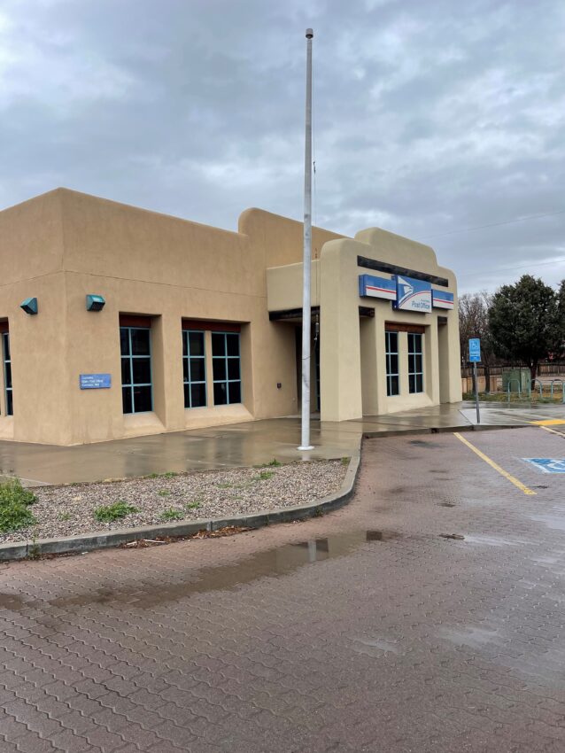 Post Office made of straw, Corrales NM U.S. Postal Facts