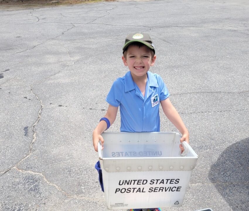 Mail Carrier Uniform Kid Costume U.S. Postal Facts