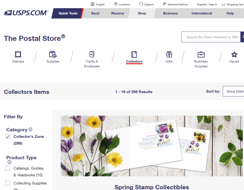 Postal Store revenue U.S. Postal Facts